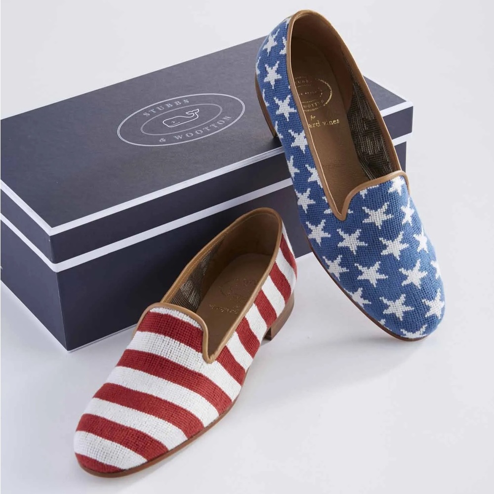 Stubbs & Wootton x Vineyard Vines Flats - EUC - 8.5